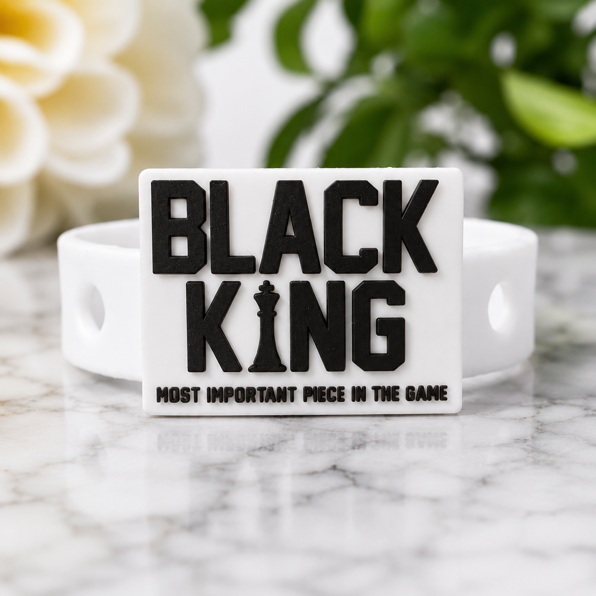 🖤 Powerful BLACK KING silicone bracelet inspired by leadership, confidence, and strength. Stylish statement bracelet designed for modern kings and everyday wear.